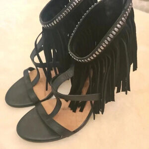 Gianni Bini Fringe Heels